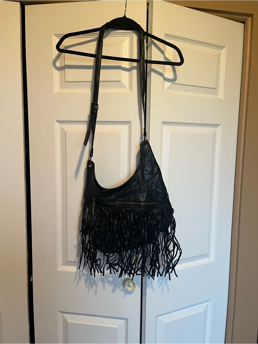 Volcom Black Fringe Shoulder Bag